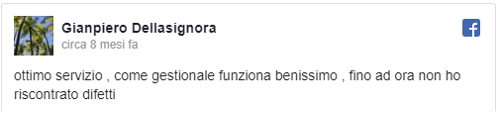 Come gestionale funziona benissimo. - Dellasignora