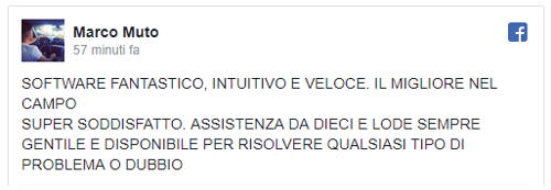 Programma fantastico, intuitivo e veloce. Il migliore del campo. Super soddisfatto. - Muto