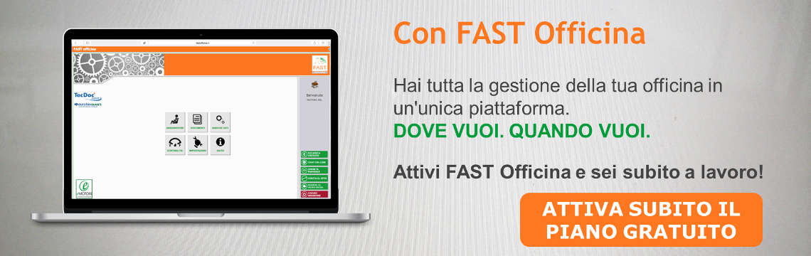 Gestionale officina: attiva gratis FAST Officina